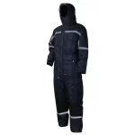 Buzo ACTIVEX Azul/Negro con Forro Franela - Imagen 2