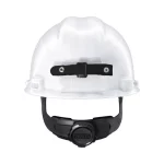 CASCO MSA V-GARD BLANCO PORTA LÁMPARA Y PORTA CABLE